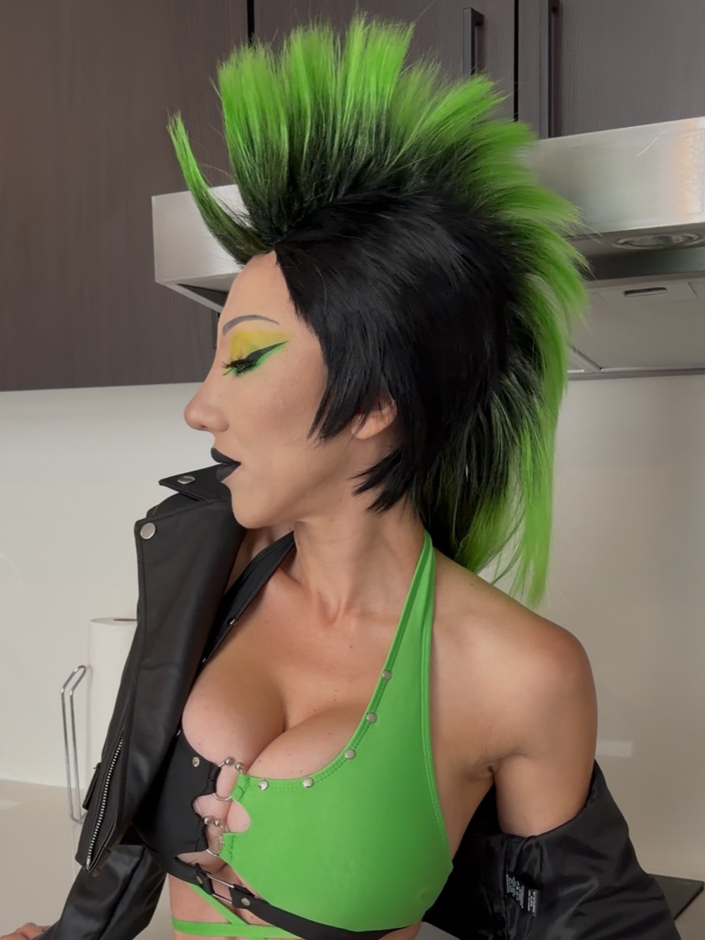 Mohawk Styled Wig